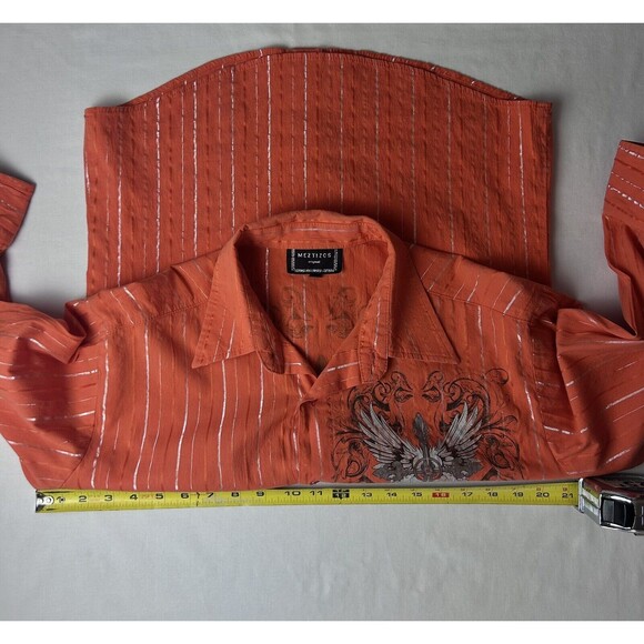 Meztizos‎ Orginal Womens Size Medium Button Down 3/4 Sleeve Vintage Y2K - Picture 4 of 10